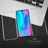 Husa de protectie Flippy® compatibila cu Huawei P Smart 2019 Full Tpu 360 Transparent - vivimall.ro