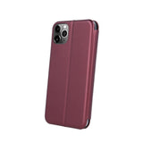 Husa de protectie Flippy compatibila cu Huawei P Smart 2021 Magnet Book Case Bordo - vivimall.ro