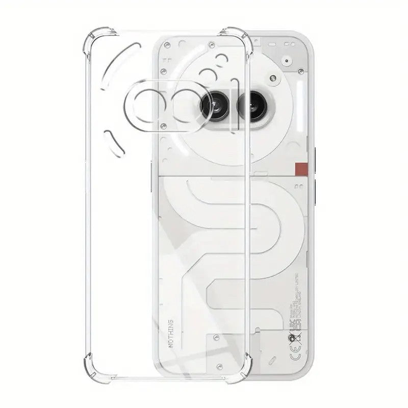 Husa de Protectie, Flippy, Compatibila cu Nothing Phone 2A, TPU Antisoc, Protectie Colturi, 1.5 mm Transparent - vivimall.ro
