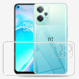 Husă transparentă OnePlus Nord CE2 Lite din TPU flexibil, vedere laterală stânga