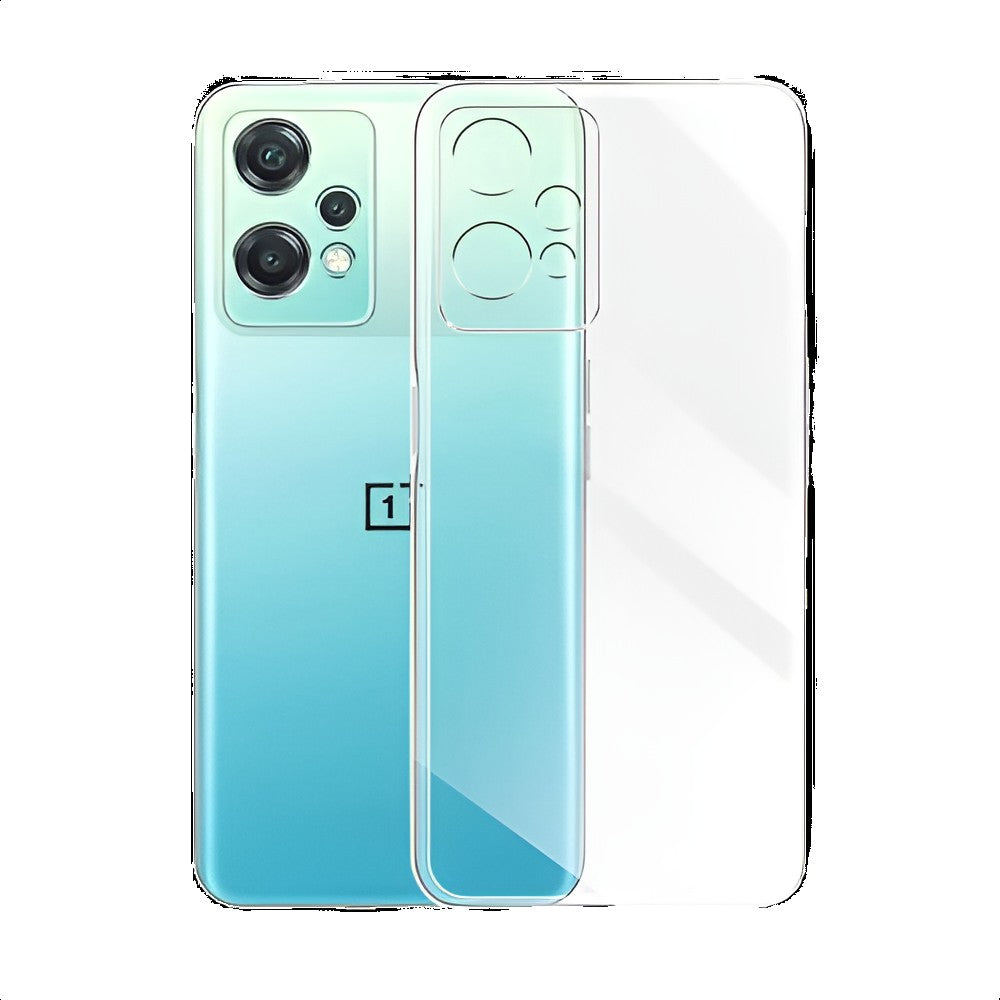 Husă TPU transparentă pentru OnePlus Nord CE2 Lite, vedere frontală, protecție colțuri