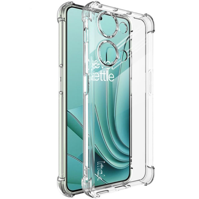 Husă TPU transparentă OnePlus Nord CE3 Lite, vedere frontală, grosime 1.5 mm antisoc