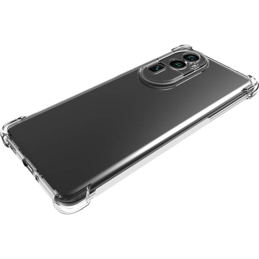 Husă transparentă antisoc Oppo Reno 10, vedere laterală dreapta grosime 1.5 mm