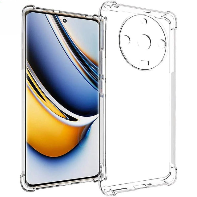 Husa de Protectie, Vivimall, Compatibila cu Realme C55, TPU Antisoc, Protectie Colturi, 1.5 mm Transparent - vivimall.ro