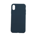 Husa de protectie Vivimall compatibila cu Samsung Galaxy A12 Matte Tpu Albastru inchis - vivimall.ro