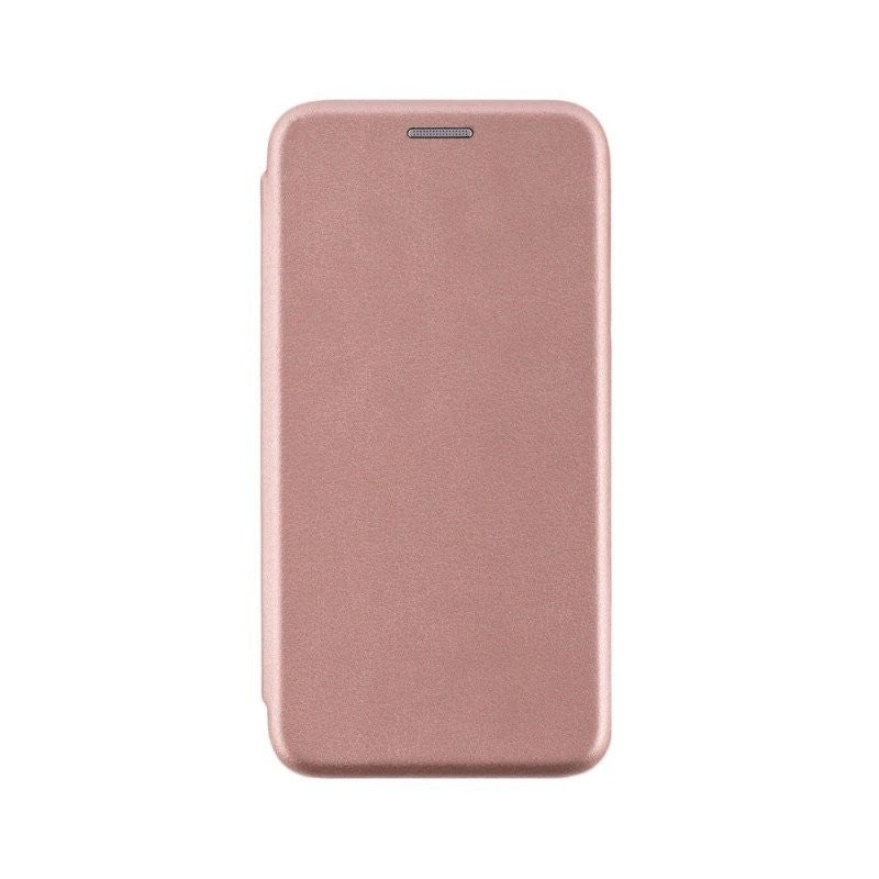 Husa de protectie Flippy compatibila cu Samsung Galaxy A21S Magnet Book Case Roz-Auriu - vivimall.ro