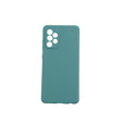 Husă Samsung Galaxy A32 5G din TPU mat verde, vedere frontală, design subțire anti-amprentă
