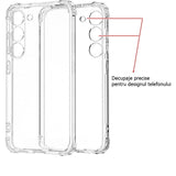 Husa de Protectie, Vivimall, Compatibila cu Samsung Galaxy A35 5G, TPU Antisoc, Protectie Colturi, 1.5 mm Transparent - vivimall.ro