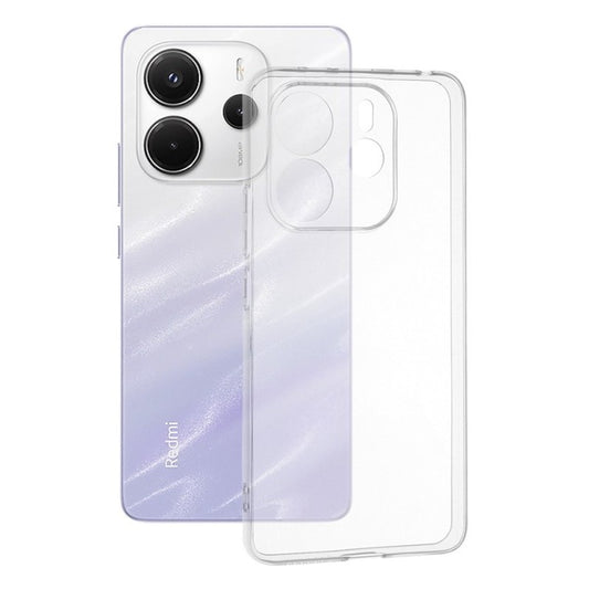 Husă de Protecție, Vivimall, Compatibilă cu Xiaomi Redmi 12 4G/5G, TPU, Transparent - vivimall.ro