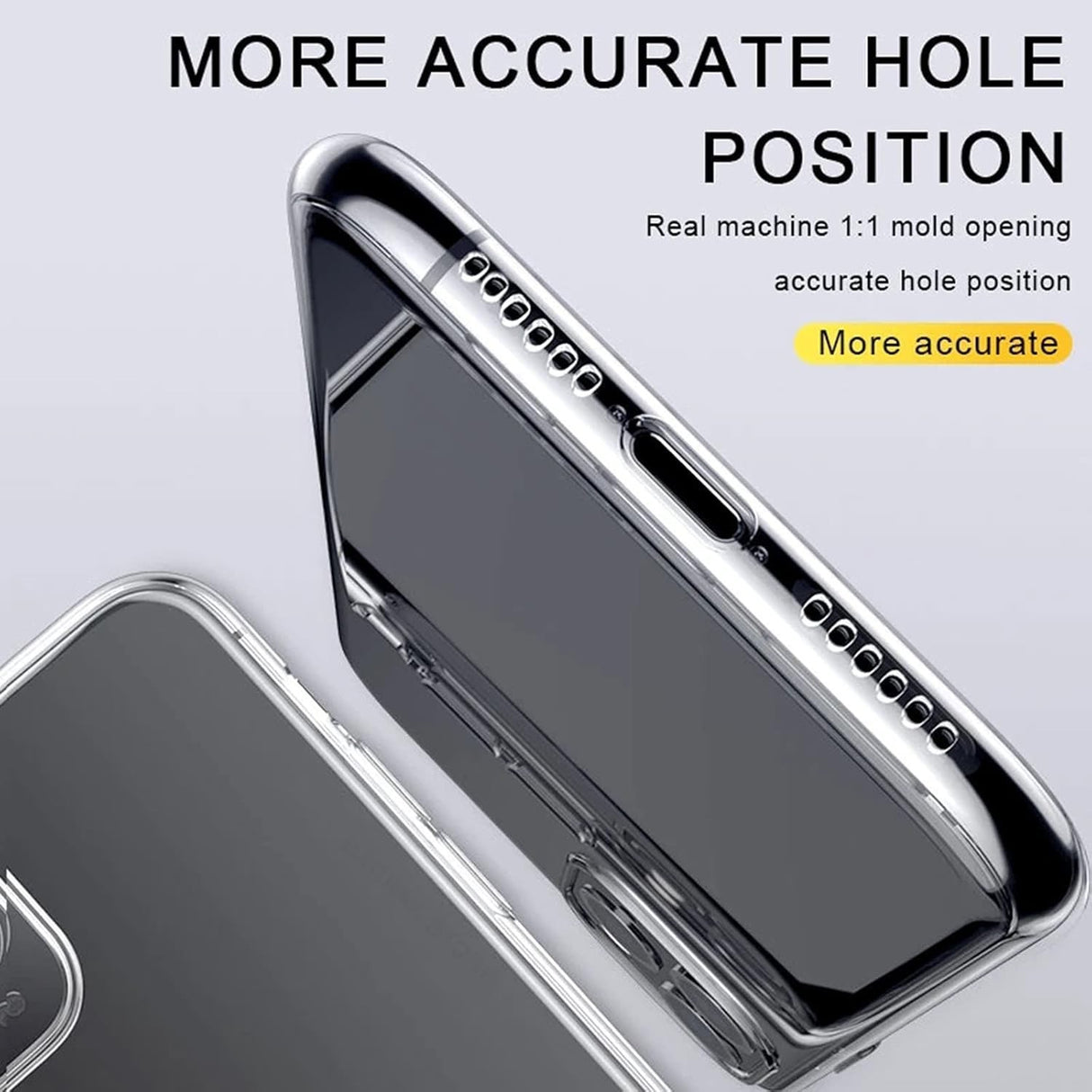 Husă de protecție transparentă Redmi 13C 5G, flexibilitate material TPU demonstrată