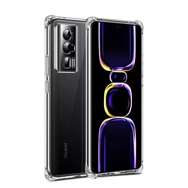 Husa de Protectie, Vivimall, Compatibila cu Xiaomi Redmi Note 12 Pro 5G, TPU Antisoc, Protectie Colturi, 1.5 mm Transparent - vivimall.ro