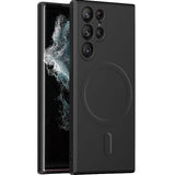 Husa de protectie Flippy, cu incarcare Wireless, Tehnologie Magsafe, pentru  Samsung Galaxy S23 Plus , Negru - vivimall.ro