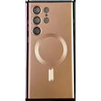 Husă Samsung Galaxy S23 cu MagSafe și încărcare wireless în culoarea Rose Gold, vedere frontală