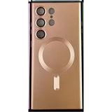 Husa de protectie Flippy, cu incarcare Wireless, Tehnologie Magsafe, pentru  Samsung Galaxy S23 Ultra , Rose Gold - vivimall.ro