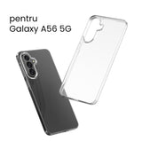 Husa de Protectie, Flippy, Husa de Protectie pentru Samsung Galaxy A56 5G, tip Carcasa, subtire din Silicon TPU Protect Plus, Transparenta - vivimall.ro