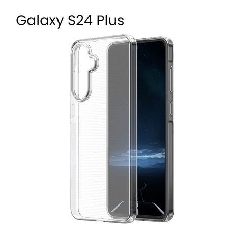 Husa de Protectie, Vivimall, Husa de Protectie pentru Samsung Galaxy S24 Plus, tip Carcasa, subtire din Silicon TPU, 1 mm, Protect Plus, Transparenta - vivimall.ro
