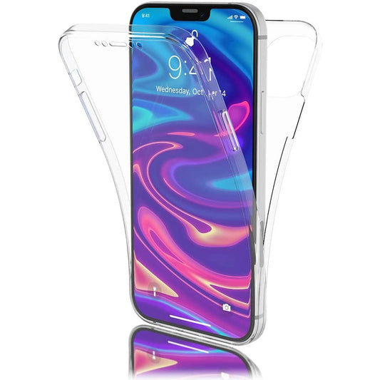 Husa de protectie Vivimall® pentru Apple iPhone 11 Pro Max Full Tpu 360 Transparent - vivimall.ro