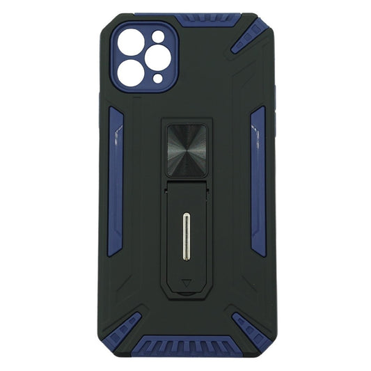 Husa de protectie Vivimall pentru Apple iPhone 12 Defender Sergeant Brave cu suport, Albastru inchis - vivimall.ro