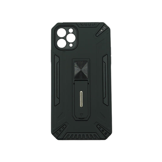 Husa de protectie Vivimall pentru Apple iPhone 12 Mini Defender Model 4 cu suport, Negru - vivimall.ro