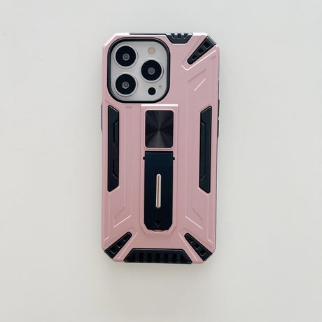 Husa de protectie Flippy pentru Apple iPhone 13 Defender Sergeant Brave cu suport,Roz Auriu - vivimall.ro