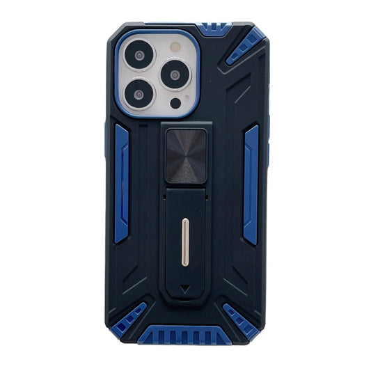 Husa de protectie Vivimall pentru Apple iPhone 13 Pro Max Defender Sergeant Brave cu suport,Albastru - vivimall.ro
