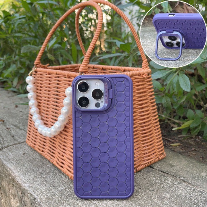 Husa de Protectie TPU, Vivimall, pentru Apple iPhone 15, 3D Cube, cu Inel, Protectie Camera, Antisoc, Antizgariere, Antialunecare, Acoperire Completa, Mov - vivimall.ro