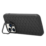 Husa de Protectie TPU, Vivimall, pentru Apple iPhone 15, 3D Cube, cu Inel, Protectie Camera, Antisoc, Antizgariere, Antialunecare, Acoperire Completa, Negru - vivimall.ro