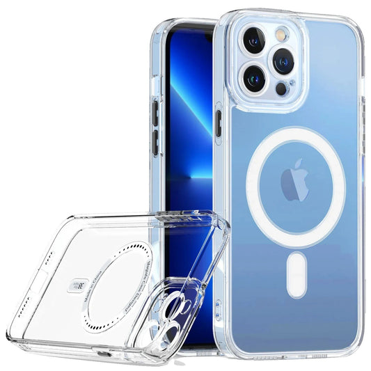 Husa de Protectie, Vivimall, pentru Apple iPhone 16 Plus, MagSafe, TPU, Antisoc, Rezistenta la Impact, Protectie Camera, Transparent - vivimall.ro