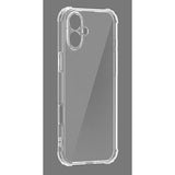 Detaliu colțuri întărite anti-șoc husă transparentă iPhone 16 Plus Protect Plus, unghi lateral