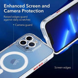 Husa de Protectie, Vivimall, pentru Apple iPhone 16 Pro Max, MagSafe, TPU, Antisoc, Rezistenta la Impact, Protectie Camera, Transparent - vivimall.ro