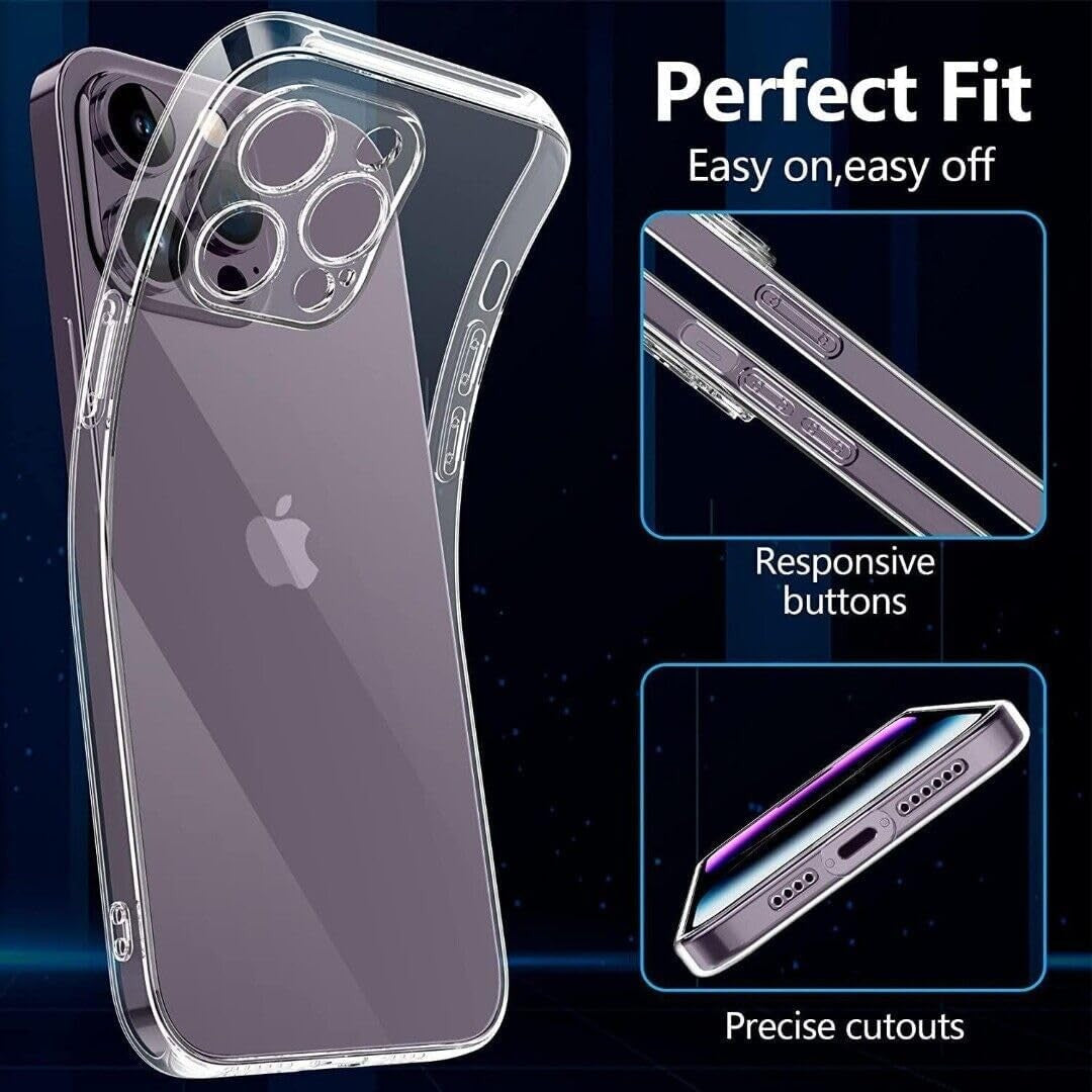 Detaliu decupaj USB-C husă TPU transparentă iPhone 16 Pro Max, acces facil porturi