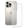 Husa de Protectie, Vivimall, pentru Apple iPhone 16 Pro Max, TPU Protect Plus, cu Dust Plug, Transparent - vivimall.ro