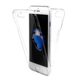 Husa de protectie Flippy® pentru Apple iPhone 8 Full Tpu 360 V2 Transparent - vivimall.ro