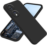 Husa de Protectie, Vivimall, pentru Honor 70, Liquid Silicone, cu Microfibra pe Interior, Protectie Antisoc, Compatibil Incarcare Wireless, Negru - vivimall.ro