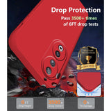Husa de Protectie, Vivimall, pentru Honor 90, Liquid Silicone, cu Microfibra pe Interior, Protectie Antisoc, Compatibil Incarcare Wireless, Rosu - vivimall.ro