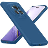 Husa de Protectie, Flippy, pentru Honor Magic 6 Pro, Liquid Silicone, cu Microfibra pe Interior, Protectie Antisoc, Compatibil Incarcare Wireless, Albastru - vivimall.ro