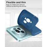 Husa de Protectie, Flippy, pentru Honor Magic 6 Pro, Liquid Silicone, cu Microfibra pe Interior, Protectie Antisoc, Compatibil Incarcare Wireless, Albastru - vivimall.ro