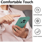 Husa de Protectie, Vivimall, pentru Honor Magic 6 Pro, Liquid Silicone, cu Microfibra pe Interior, Protectie Antisoc, Compatibil Incarcare Wireless, Verde - vivimall.ro