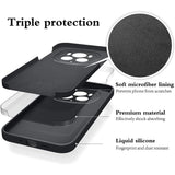 Husa de Protectie, Vivimall, pentru Honor Magic 6 Pro, Liquid Silicone, cu Microfibra pe Interior, Protectie Antisoc, Compatibil Incarcare Wireless, Negru - vivimall.ro