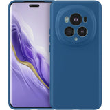 Husa de Protectie, Flippy, pentru Honor Magic 6 Pro, Liquid Silicone, cu Microfibra pe Interior, Protectie Antisoc, Compatibil Incarcare Wireless, Albastru - vivimall.ro