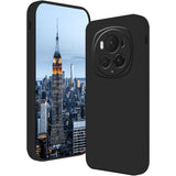 Husa de Protectie, Vivimall, pentru Honor Magic 6 Pro, Liquid Silicone, cu Microfibra pe Interior, Protectie Antisoc, Compatibil Incarcare Wireless, Negru - vivimall.ro