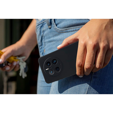 Husa de Protectie, Vivimall, pentru Huawei Mate 50 Pro, Liquid Silicone, cu Microfibra pe Interior, Protectie Antisoc, Compatibil Incarcare Wireless, Negru - vivimall.ro