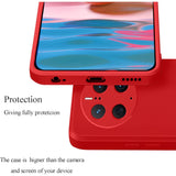 Husă de protecție antisoc Huawei Mate 50 Pro roșu, demonstrație montare pe telefon