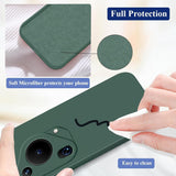 Husa de Protectie, Flippy, pentru Huawei Pura 70 Pro, Liquid Silicone, cu Microfibra pe Interior, Protectie Antisoc, Compatibil Incarcare Wireless, Verde - vivimall.ro