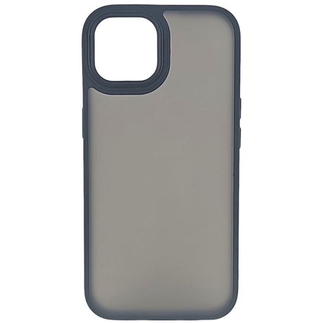 Husa de Protectie, Vivimall, pentru iPhone 15, Satin Matte, din PC, Negru - vivimall.ro