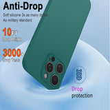 Husă Oppo Reno 11 F verde montată pe telefon, compatibilă incarcare wireless Qi