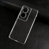 Husa de Protectie, Vivimall, pentru Oppo Reno 11F, TPU Protect Plus, cu Dust Plug, Transparent - vivimall.ro