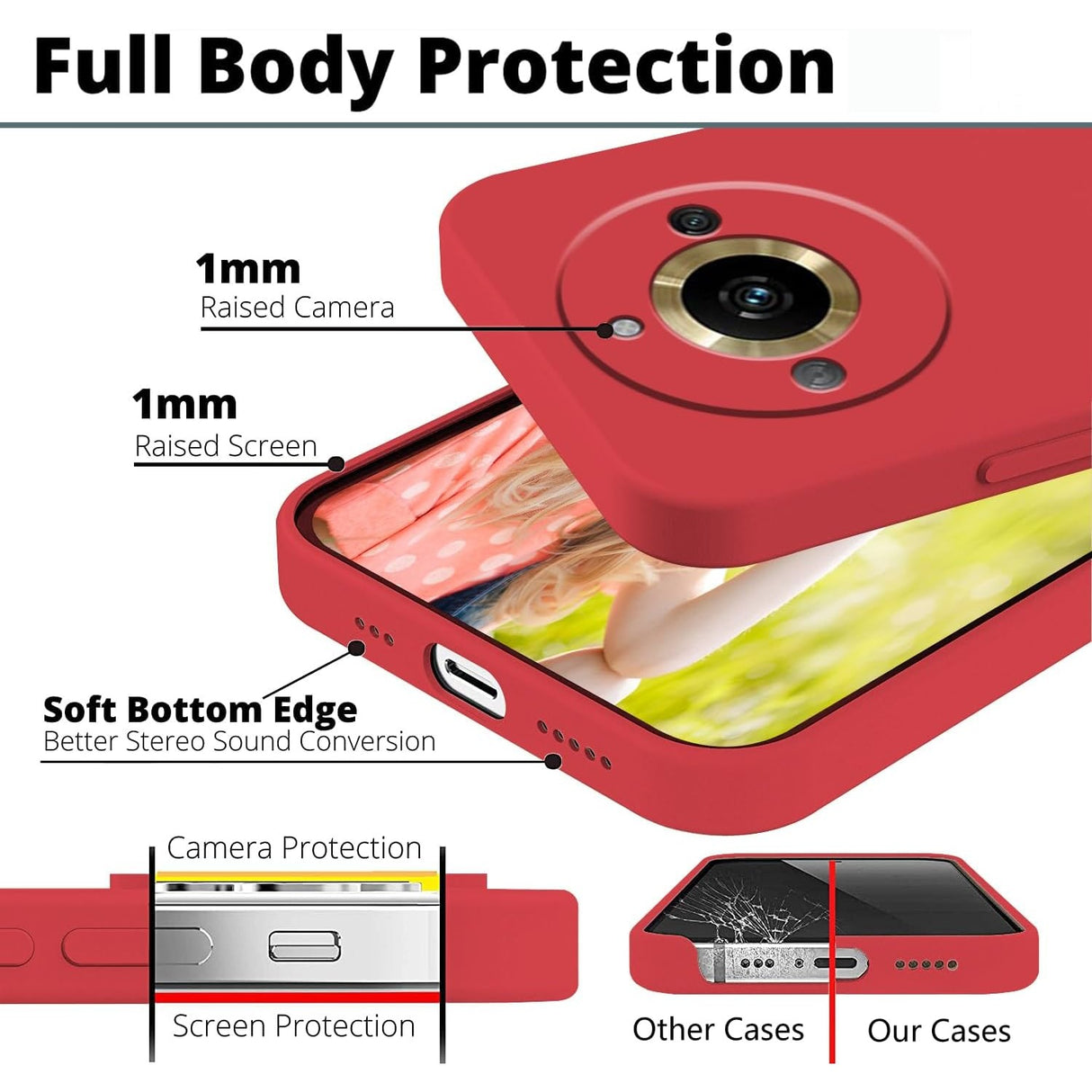 Interior microfibră moale husă silicon lichid Realme 11 Pro Plus, detaliu captusala