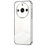 Husa de Protectie, Vivimall, pentru Realme 11 Pro+, TPU Protect Plus, cu Dust Plug, Transparent - vivimall.ro