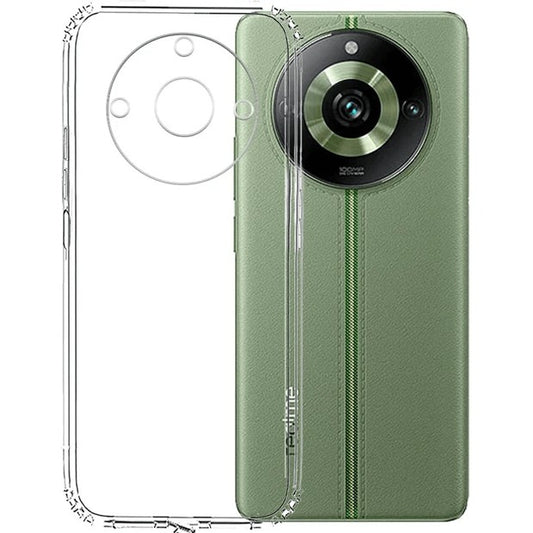 Husa de Protectie, Vivimall, pentru Realme 11 Pro+, TPU Protect Plus, cu Dust Plug, Transparent - vivimall.ro